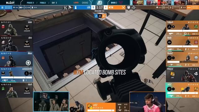 LOS vs W7M FINAL HISTÓRICA DO MAJOR! - ROCKY R6 смотреть онлайн