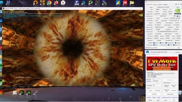 Тест в Furmark GTX 950