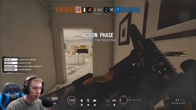 (1v1) This *TRYHARD* couldn't win against my Kali flick - Rainbow Six Siege смотреть онлайн