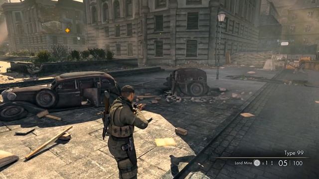 Sniper Elite V2 Remastered | ELITE DIFFICULTY/NO DEATHS - Opernplatz