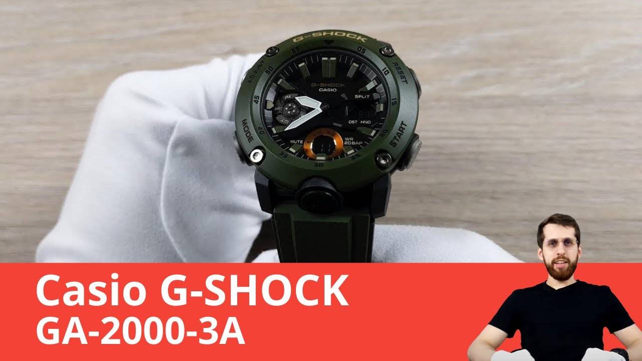 Обзор часов Casio G-SHOCK GA-2000-3A