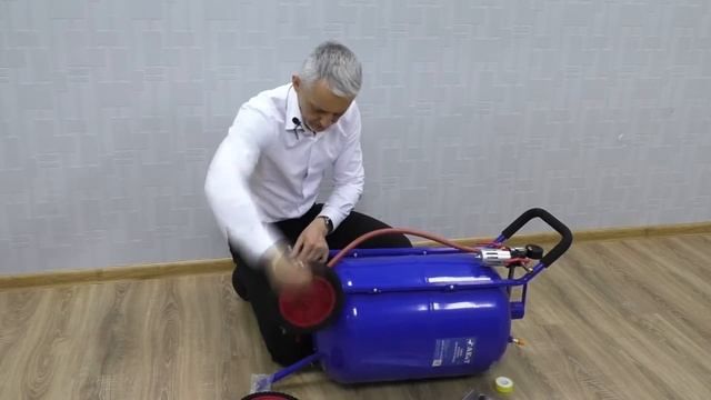 ПРЕЗЕНТАЦИЯ: Аппарат пескоструйный T06520 AE&T 76л смотреть онлайн