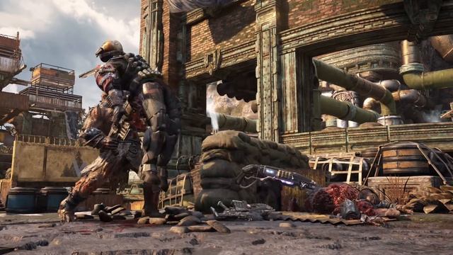 Halo Reach - Kat & Emile's Death Recreated In Gears 5 смотреть онлайн