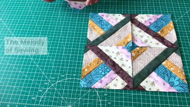 EASY Patchwork Blocks from Fabric Scraps for Beginners смотреть онлайн