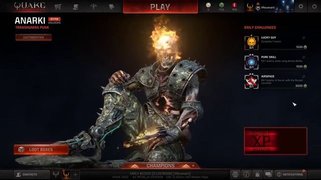 Quake Champions - Anarki - New Intro Latest Update смотреть онлайн