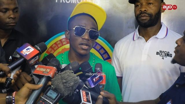 BONDIA IBRAHIM MAFIA USO KWA USO NA SABELO WAKIPIMA UZITO KUWANIA MKANDA WA WBC смотреть онлайн