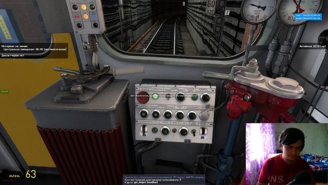 Запуск с состоянии депо Киевского метровагона 81-502 Ема|Gmod Metrostroi FS#2 смотреть онлайн