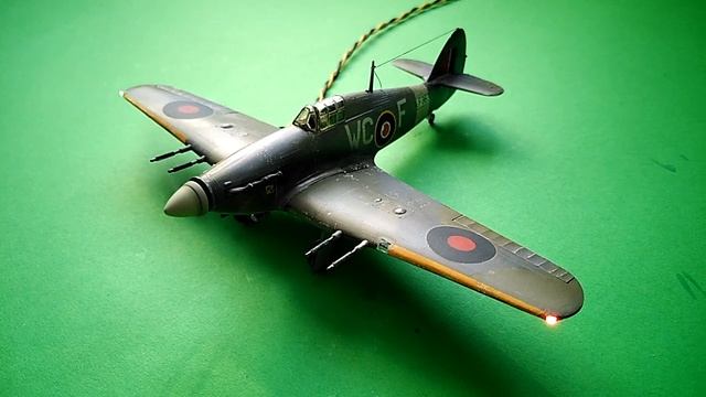 Hurricane MK IIC : Elektroniczna waloryzacja modelu 1:72 смотреть онлайн
