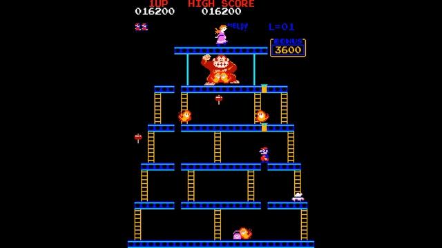 Donkey Kong (1981) [Arcade] смотреть онлайн