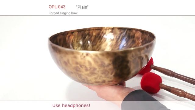 PL-043 Кованая поющая чаша "Plein" для всех видов практики. Тест смотреть онлайн