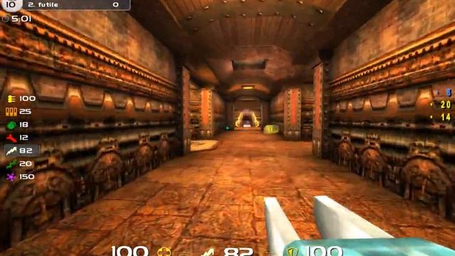 espylacopa (POV) vs futile on Bloodrun in Quake Live смотреть онлайн