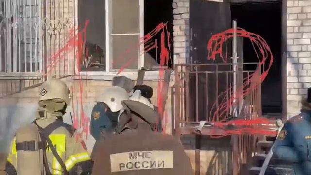 Пожар в инфекционной больнице Астрахани смотреть онлайн