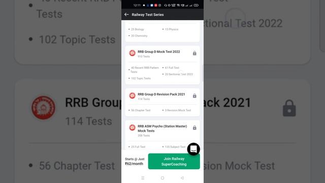 Railway super coaching| Testbook app| Group d , ntpc cbt 2 mock test| 🔥🔥 смотреть онлайн