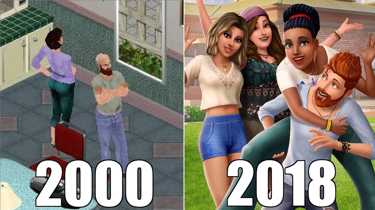 Эволюция серии игр The Sims [2000-2018] смотреть онлайн