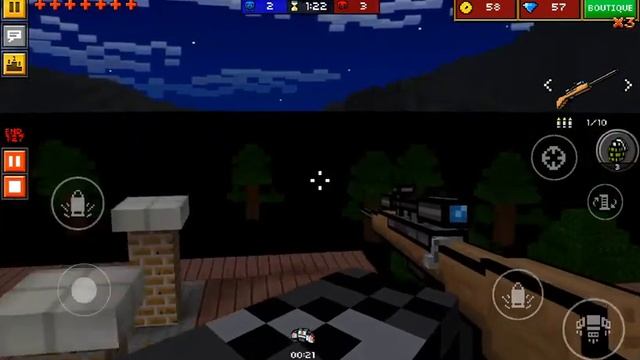 Pixel Gun 3D /1er essai map MANOIR DE LA MAFIA смотреть онлайн