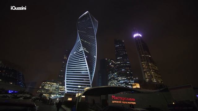Evolution Tower, Moscow | Dynamic lighting façade смотреть онлайн