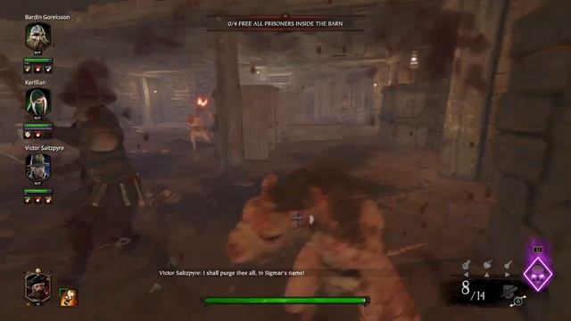 WARHAMMER: VERMINTIDE 2 (GORE, HORDES, GORE) "BIG BAD BOSS" [GAMEPLAY] смотреть онлайн