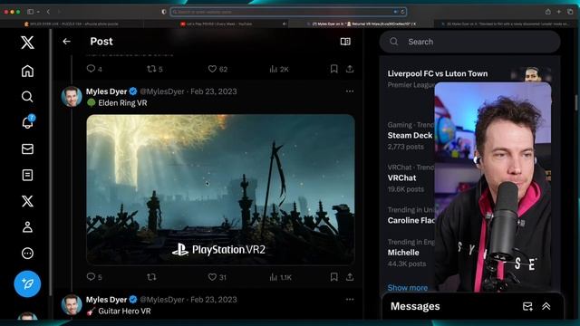 PS VR2 Turns One: 10 key takeaways from its first year | Myles Dyer LIVE #134 смотреть онлайн