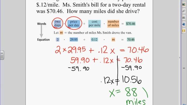 Lesson 7 4   Write An Equation