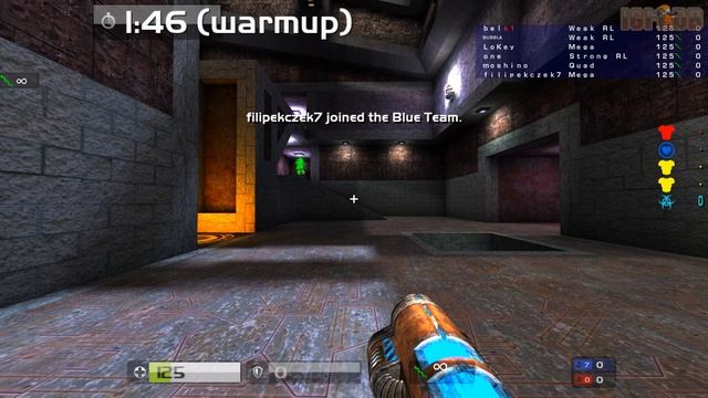 Quake Live: Reventon134 Freeze Tag on [TG] server - Deep Inside смотреть онлайн