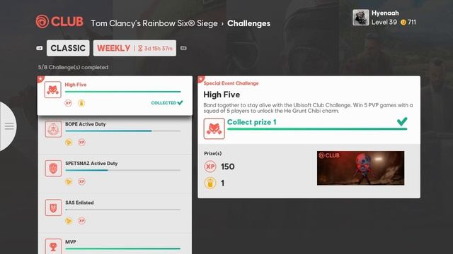He Grunt Chibi / Charm - R6 Ubisoft Club Challenge - Rainbow Six Siege Operation Chimera смотреть онлайн