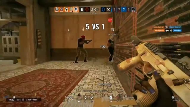 ПРОСТО ПИ#%ЕЦ!!!Сплошные баги в rainbow six siege смотреть онлайн