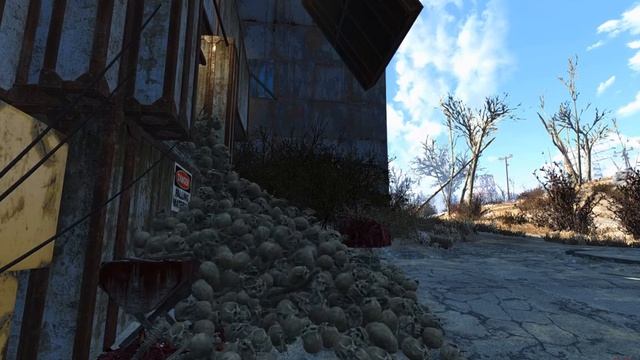 Here's What 3,000 Skulls Look Like in Fallout 4 смотреть онлайн