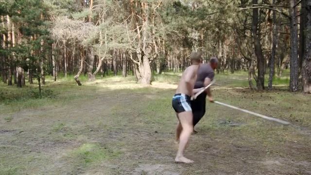 Fencing with spear and stick (2014) (HD) смотреть онлайн