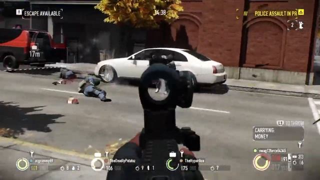 Payday 2 Robbing the Little League Bank Heist!! (Ps4) смотреть онлайн