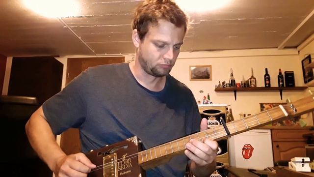cigar box guitar chords improvisation capo 5th fret смотреть онлайн