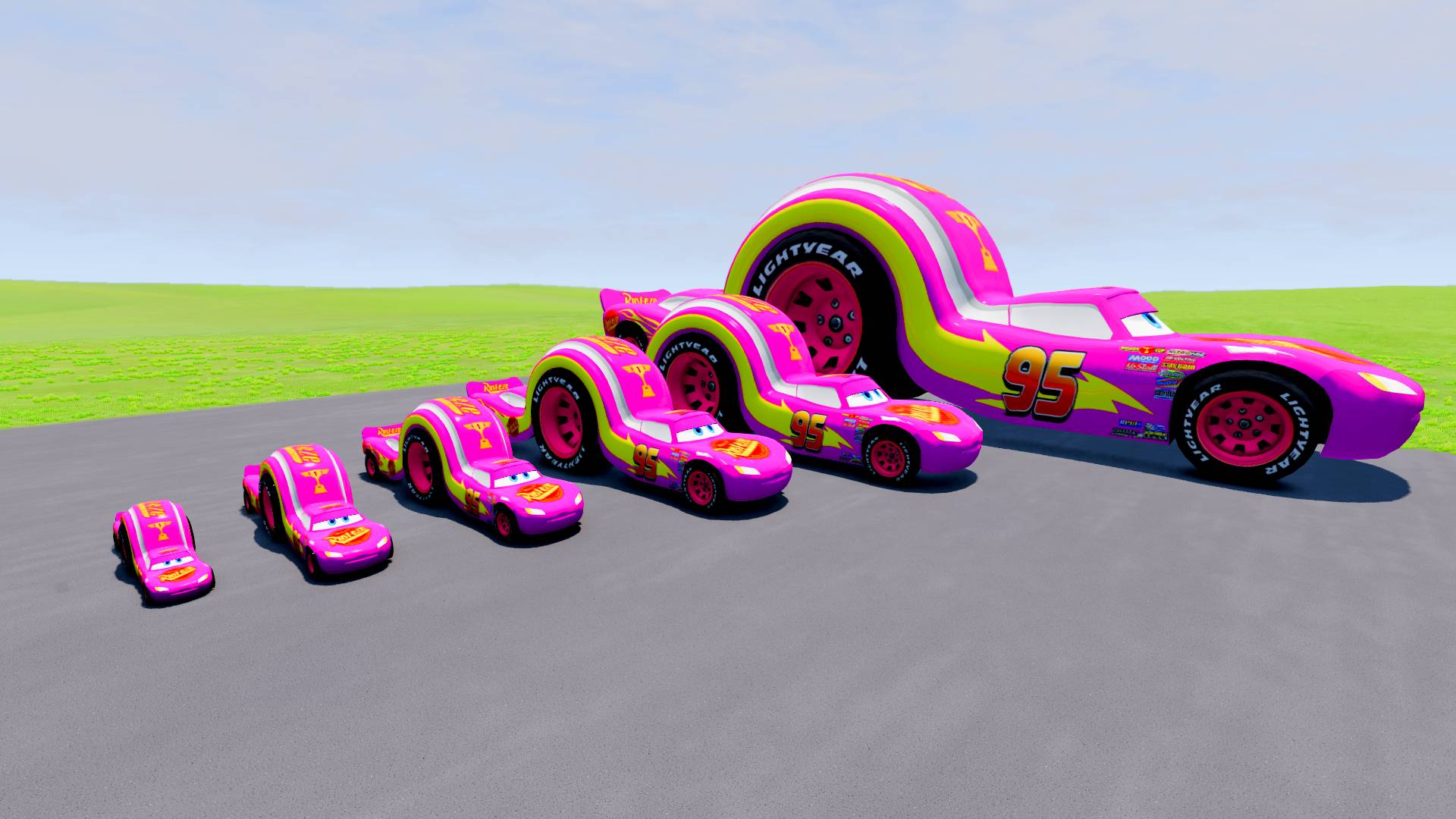 МУЛЬТИКИ ПРО МАШИНКИ БОЛЬШОЙ И МАЛЕНЬКИЙ МОНСТР МАККУИН ПРОТИВ ПОЕЗДА смотреть онлайн