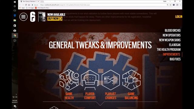 OFFICIAL PATCH NOTES SEASON 3:RAINBOW SIX SIEGE смотреть онлайн