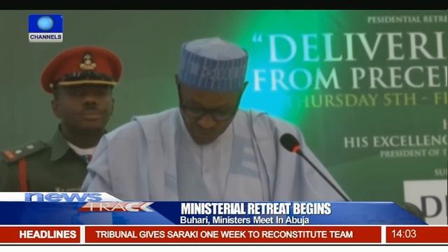 Ministerial Retreat Begins: Buhari, Ministers Meet In Abuja 05/11/15 смотреть онлайн