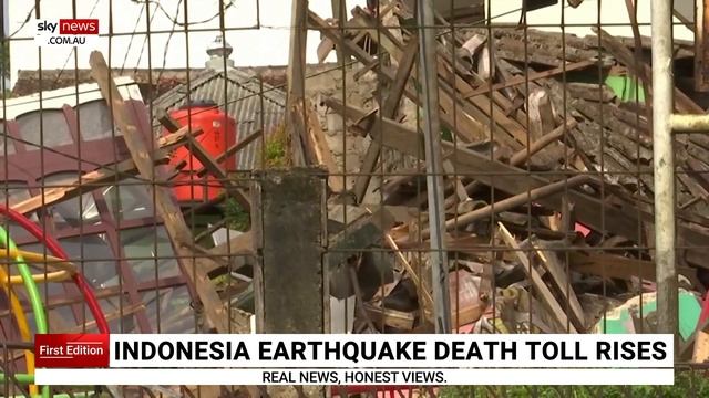 Death toll rises from Indonesian earthquake смотреть онлайн