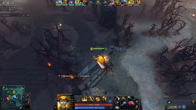 DawnBreaker Dota 2 Offlane Guide Carry Skills Build Gameplay 7.33 смотреть онлайн