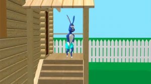 стишок вышел заяц на крыльцо