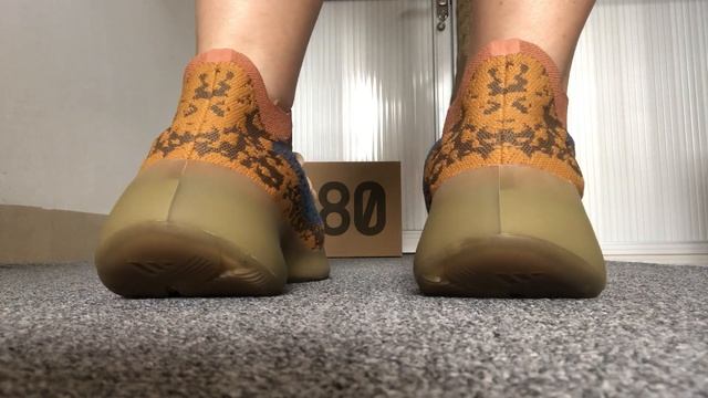 Adidas Yeezy Boost 380 Blue Oat Reflective On Feet смотреть онлайн