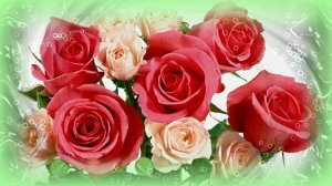 Футаж. Цветочный фон 196