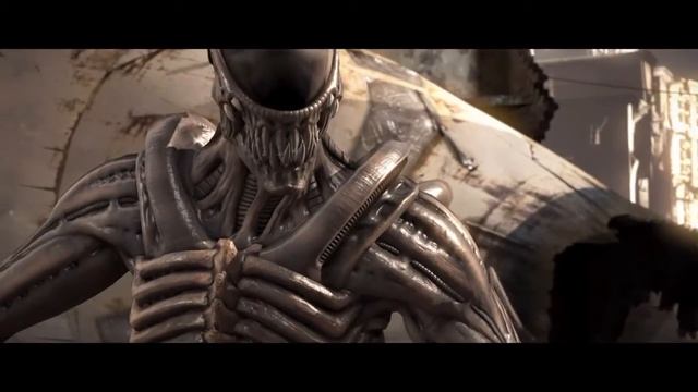 Johnny Cage taunting Alien in Mortal Kombat X - 3 versions смотреть онлайн