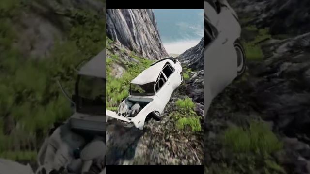 BeamNG Drive полёт с горы #авария #игрыпк  #BeamNGdrive