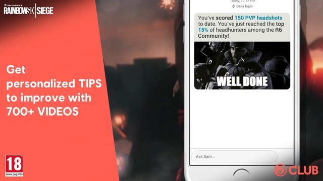 UBISOFT CLUB DAILY LOGIN: Compare your in-game stats with the community in RAINBOW SIX SIEGE смотреть онлайн