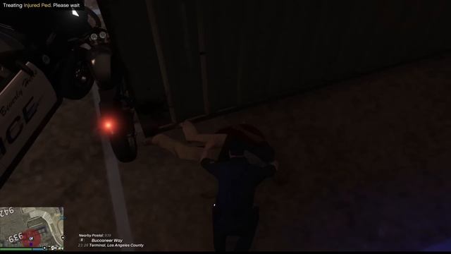 GTA 5 LSPDFR PC. Beverly Hills PD Panic Button Pursuit Ends With Shots Fired ! смотреть онлайн