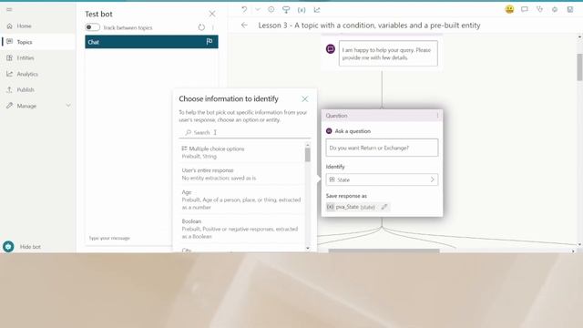 Build NLP based chatbot for online shop without any code | PowerApps | No coding experience needed смотреть онлайн