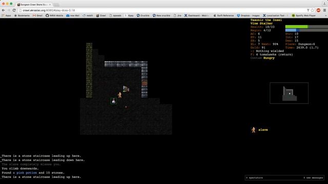 Dungeon Crawl Stone Soup - Vine Stalker speed run attempts (many deaths) смотреть онлайн