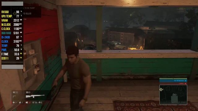 Mafia 3 | Medium Settings + I5-2400 + AMD RX560 4GB | 1080p | Benchmark