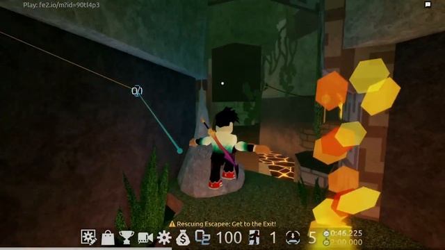Ground-Quake Ravine [Normal] | Flood Escape 2 Community Maps смотреть онлайн