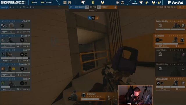 VP Vs VIT @Consulate | Virtus.pro Vs Team Vitality | European League 2021 (1 July 2021)