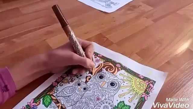 РАСКРАСКА-АНТИСТРЕСС! СОВУШКИ🕊
