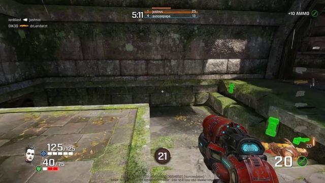 Quake Champions an old player on Ruins with Slash FFA смотреть онлайн