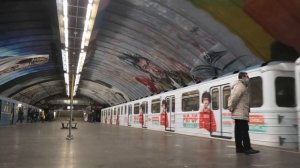 Рекламные поезда метро Киева. Декабрь 2020.